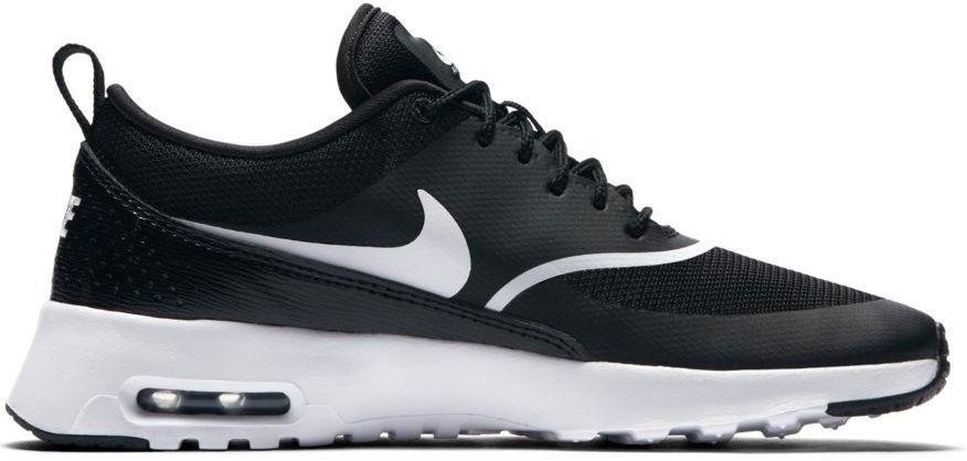 Nike thea black on sale and white