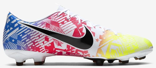 Nike Mercurial Vapor 13 Academy Neymar FG/MG, White, EU 45.5/295mm - Football Boots - Main image