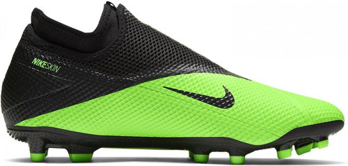 Nike Phantom Vision 2 Academy MG, Black/Green, EU 40/250mm - Football Boots - Main image