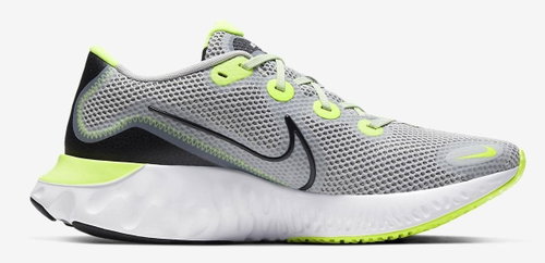 Nike Renew Run, Grey/Green, EU 42.5/270mm - Running Shoes - Main image