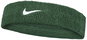 Sports Headband Nike Swoosh headband green/white - Sportovní čelenka
