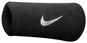 Nike Swoosh Doublewide Wristbands čierna/biela - Potítko
