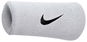 Nike Swoosh Doublewide Wristbands biela/čierna - Potítko