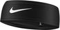 Nike Dri-Fit Fury Classic Headband černá/bílá/bílá - Sportovní čelenka