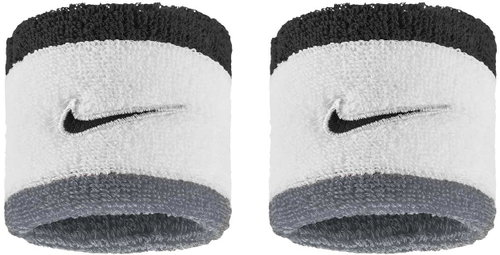 Nike Swoosh Classic Wrist Wraps White/Grey 2 pcs - Wristband - Main image