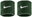 Dark Green/White 2 pcs