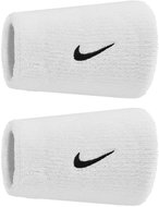Nike Swoosh Doublewide Wrist Wrist Wraps White/Black - Wristband