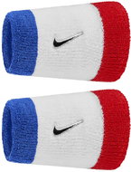Nike Swoosh Doublewide Wrist Wrist Wraps Blue/White/Red - Wristband