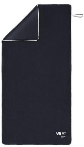 NILS aqua terry towel NAR14 black - Towel - Main image