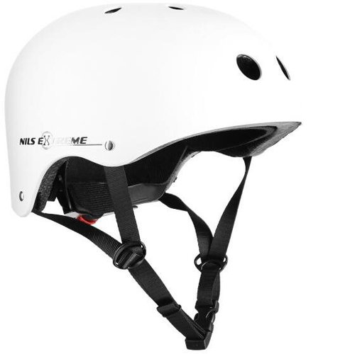 MTV12 WHITE SIZE M (54-58 CM) NILS EXTREME - Bike Helmet - Main image