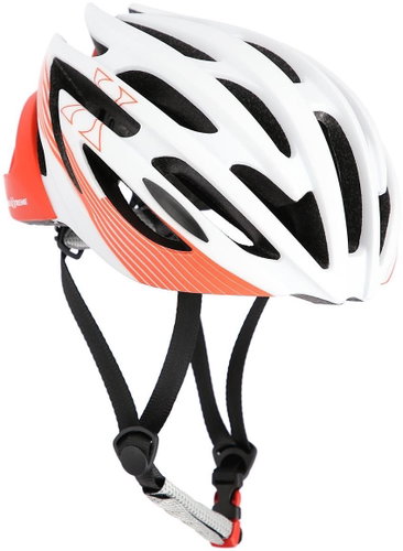 MTW24 WHITE/RED SIZE L (58-61 CM) NILS EXTREME - Bike Helmet - Main image