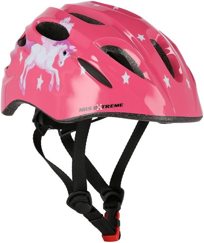 MTW01 PINK SIZE S (47-55 CM) WITH FLASHER NILS EXTREME - Bike Helmet - Main image
