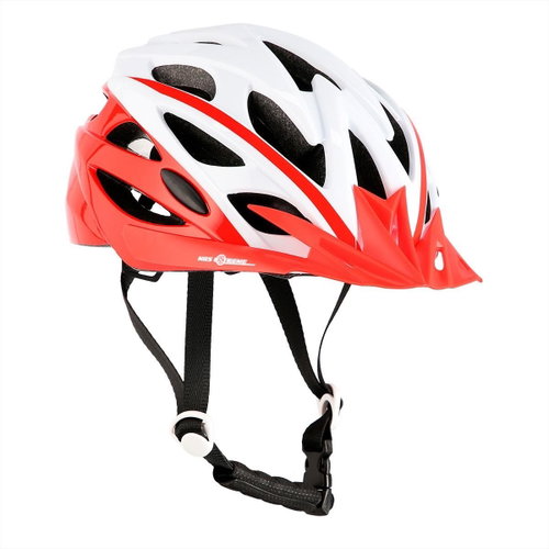 MTW210 WHITE-RED SIZE M (53-58 CM) NILS EXTREME - Bike Helmet - Main image