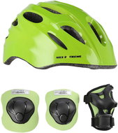 MTW01+H210 GREEN SIZE S WITH PROTECTORS NILS EXTREME - Bike Helmet