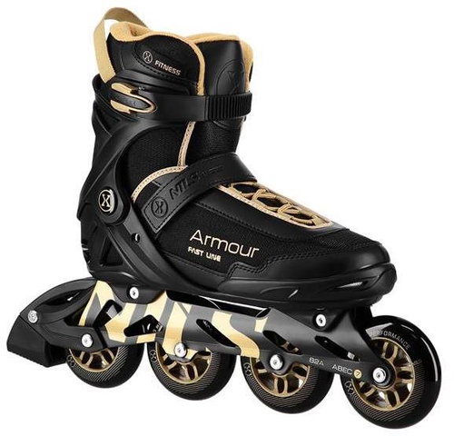 NILS EXTREME NA22151 Armour black and gold size 41 - Roller Skates - Main image