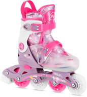 NILS Children's roller skates Fun NJ1025 FLIPZY pink, size. S (31 - 34) - Roller Skates