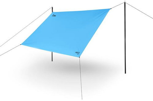 NILS Camp NC17111 Travel tarp, blue - Tarp Tent - Main image