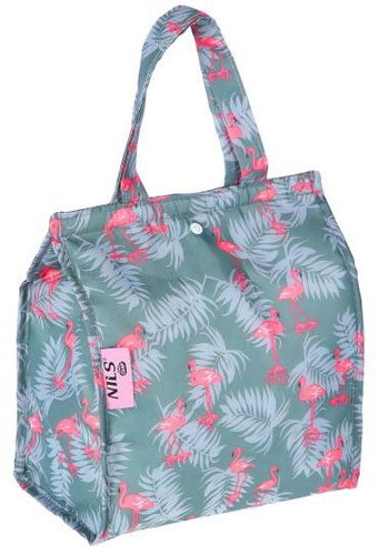 NILS CAMP NC1730 cooler bag 5 l flamingos - Cooler Bag - Main image