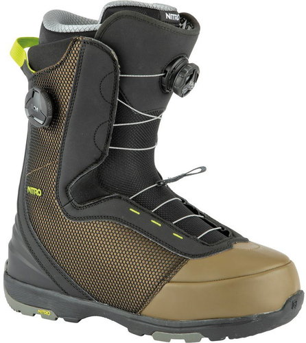 Nitro Club BOA Dual, Olive-Black, size 44 EU/290mm - Snowboard Boots - Main image