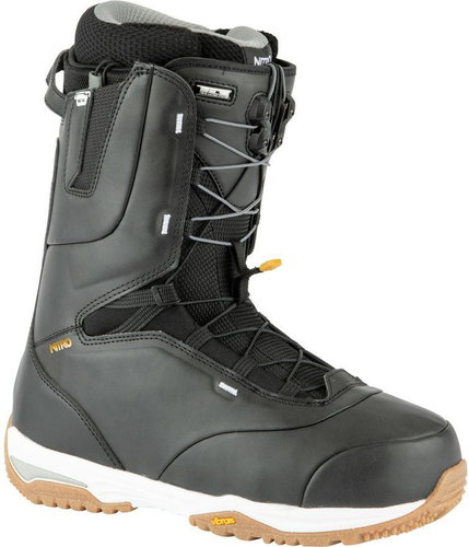 Nitro Venture Pro TLS, Black-White-Gold, size 46.67 EU/310mm - Snowboard Boots - Main image
