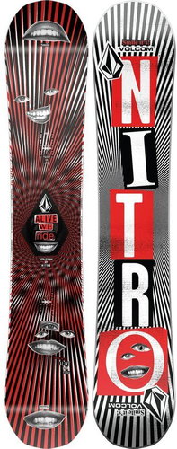 Nitro Beast X Volcom, size 158cm - Snowboard - Main image