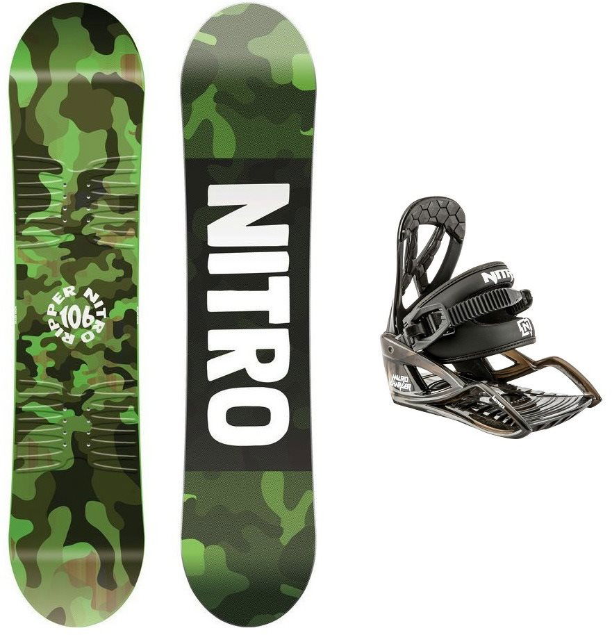 Nitro Ripper Kids, size 96cm + Nitro Charger Micro, Black, size XS