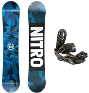 Nitro Ripper Youth, size 137cm + Nitro Charger, Black, size M - Snowboard Set