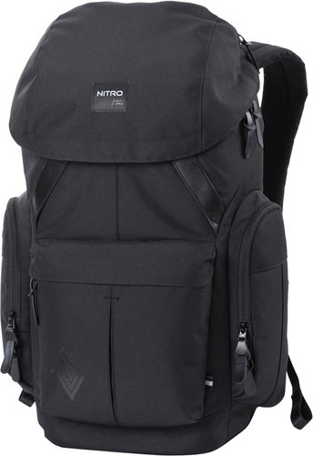 Nitro Daypacker Two, True Black - City Backpack - Main image