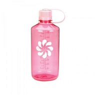 Nalgene Narrow Mouth Pink/flower 1000 ml - Fľaša na vodu