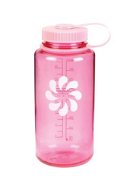 Nalgene Wide Mouth 1000 ml Pink/Flower - Fľaša na vodu