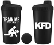 KFD Šejkr Train me harder černý 700 ml  - Shaker