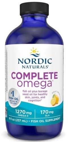 Nordic Naturals Complete Omega 1270 mg, lemon, 237 ml - Omega 3 - Main image
