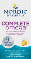Nordic Naturals Complete Omega 565 mg, lemon, 60 softgel capsules - Omega 3