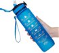 Tritan 1l láhev, sportovní a motivační, tmavě modrá - Sportovní láhev