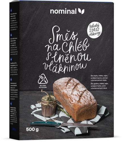 Nominal BLP Bread mix with flax fibre 500 g - Flour - Main image