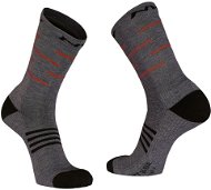 Northwave Extreme Pro High Sock szürke/fekete/narancsszín, 40-43-as méret - Zokni