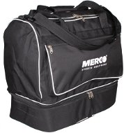 Športová taška Merco Futbalová taška dvojité dno čierna - Sportovní taška
