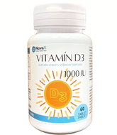 Novax Vitamin D3 1000 IU, 60 tablets - Vitamin D3