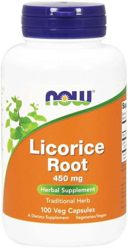 NOW Licorice Root 450 mg - Herbal Product - Main image