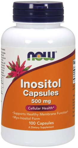 NOW Inositol (myo-inositol), 500 mg, 100 capsules - Vitamin B - Main image