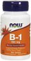 NOW Vitamin B1 Thiamin, 100mg - Vitamin B