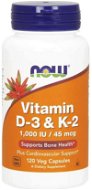 NOW Vitamin D3 & K2, 1 000 IU / 45 ug - Vitamín D