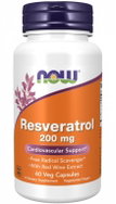 NOW Foods Natural resveratrol, 60 veg capsules - Resveratrol
