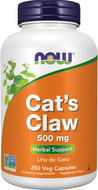 NOW FOODS Cat's Claw, 500 mg, 250 vegetable capsules - Dietary Supplement