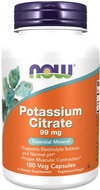 NOW FOODS Potassium Citrate, 99 mg, 180 vegetable capsules - Minerals