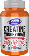 NOW FOODS Creatine Monohydrate, 750 mg, 120 vegetable capsules - Creatine