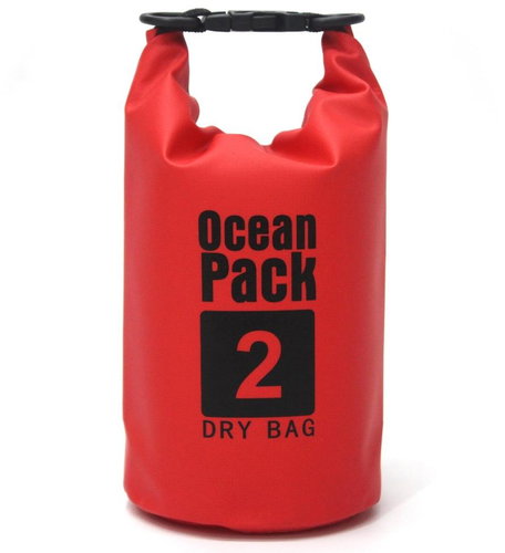 Surtep Waterproof Ocean shoulder bag 2 l, red - Waterproof Bag - Main image