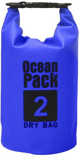 Surtep Waterproof Ocean shoulder bag 2 l, dark blue - Waterproof Bag - Main image