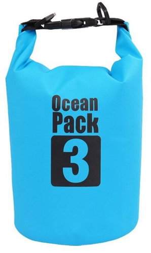 Surtep Waterproof Ocean shoulder bag 3 l, blue - Waterproof Bag - Main image
