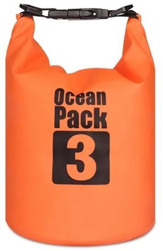 Surtep Waterproof Ocean shoulder bag 3 l, orange - Waterproof Bag - Main image